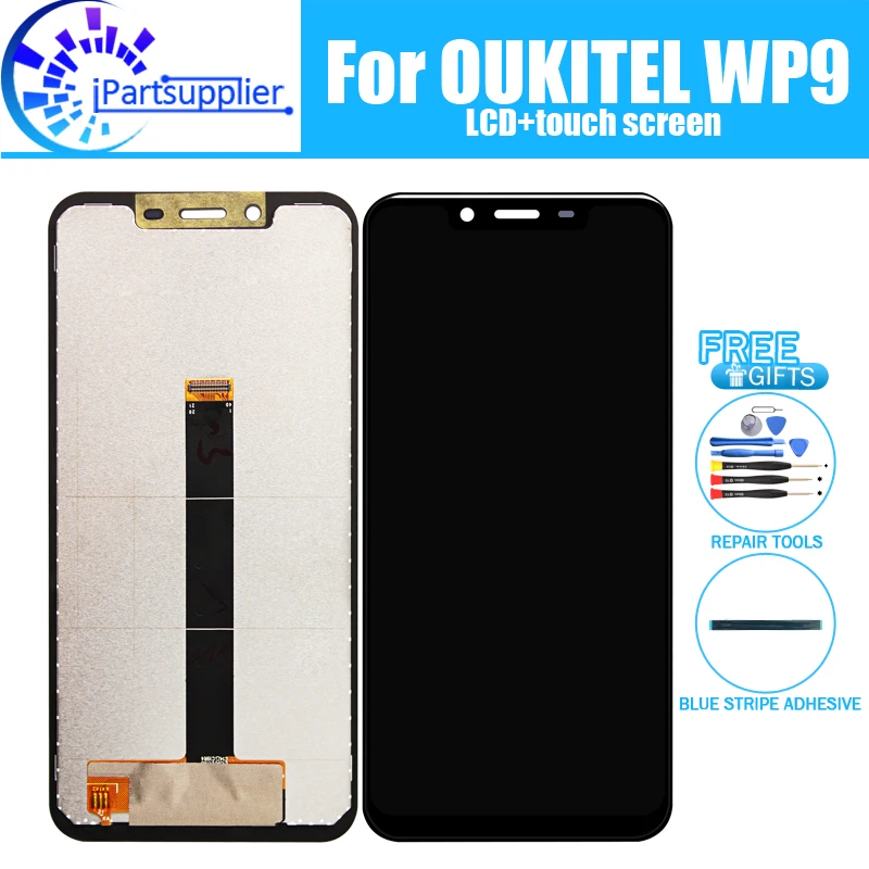 

5,86 дюймовый ЖК-дисплей OUKITEL WP9 + сенсорный экран, 100% оригинальный протестированный ЖК-дигитайзер, стеклянная панель для замены OUKITEL WP9.