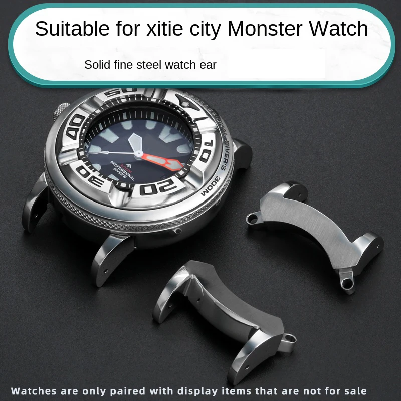Adatto Per Citizen Bj8050-08E Adattatore Per La Personalizzazione Dell'Orecchio Cinturino In Acciaio Modificato Accessori Per Orologi Da Mostro Piccol