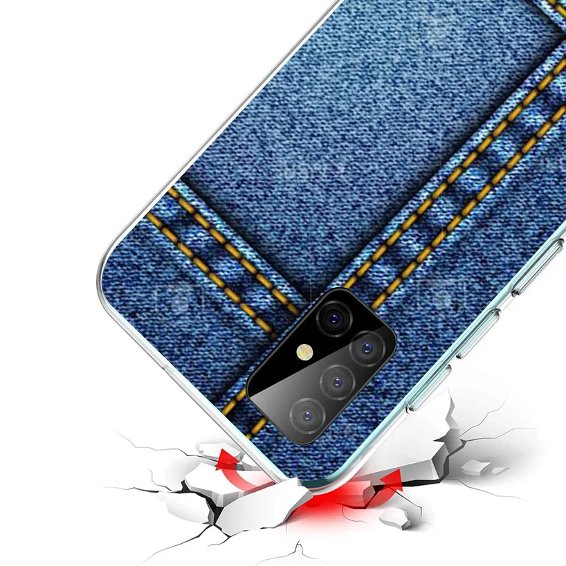 Jeans Cowboy Denim Printed Phone Case