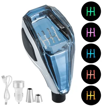LED Crystal Universal Gear Shift Knob 1