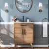 24.5" Bathroom Vanity with Sink Combo, Small Single Bathroom Cabinet Set, Integrated Sink, Soft Closing Doors with Metal Handles 1
