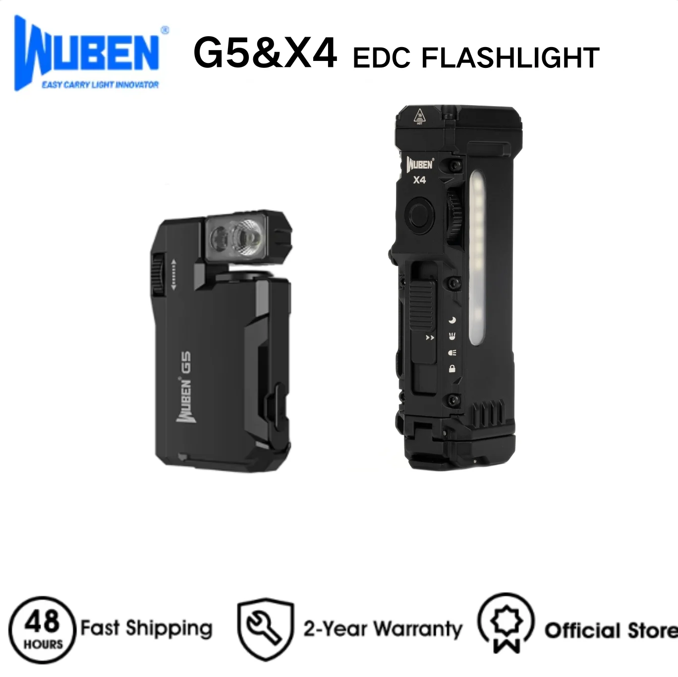 WUBENX4&G5EDCFlashlightBundle-MagneticTail,RGBLights,Rechargeable-UltimateEverydayCarryCombo!-AliExpress39