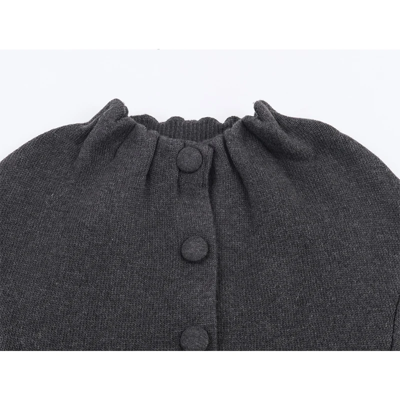 2025 Women Jacket Fashion Knitted Short Coats Casual High Street Bomber Jackets For Women Autumn Wrist Sleeve New Outerwear