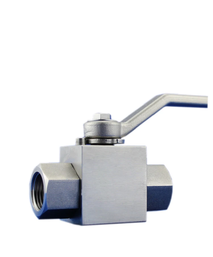 1/2" Female Thread 304 Stainless Steel High Pressure Ball Valve Corrosion Resistant High Pressure Hydraulic Ball Valve