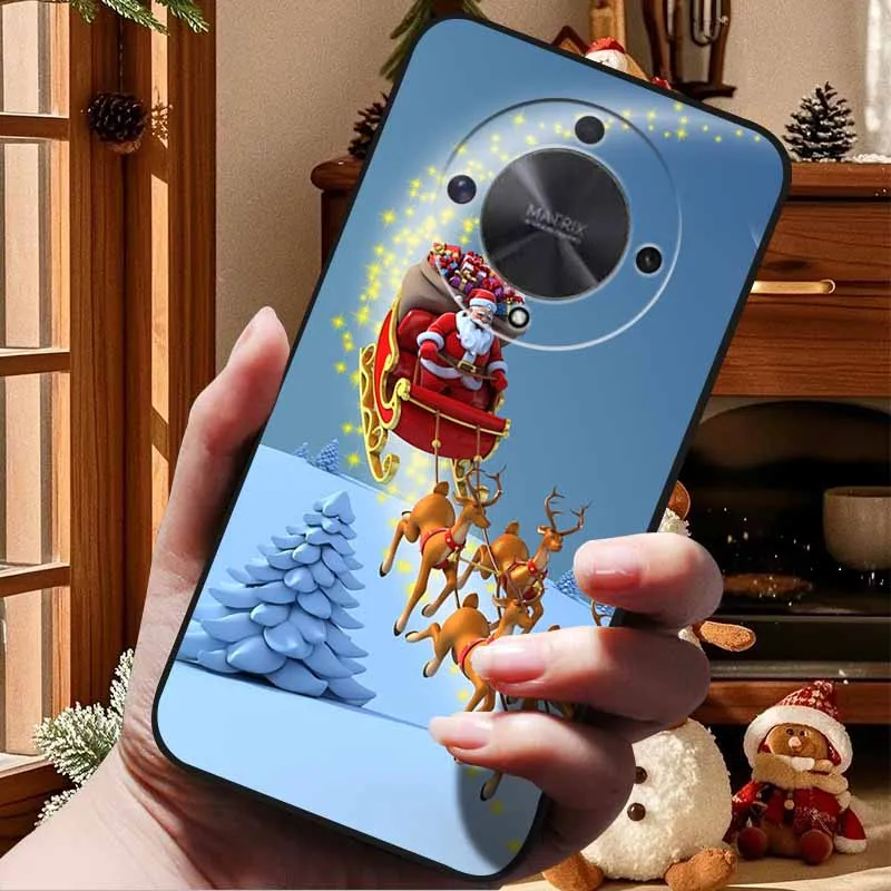 Festive Christmas Soft TPU Silicone Phone Case