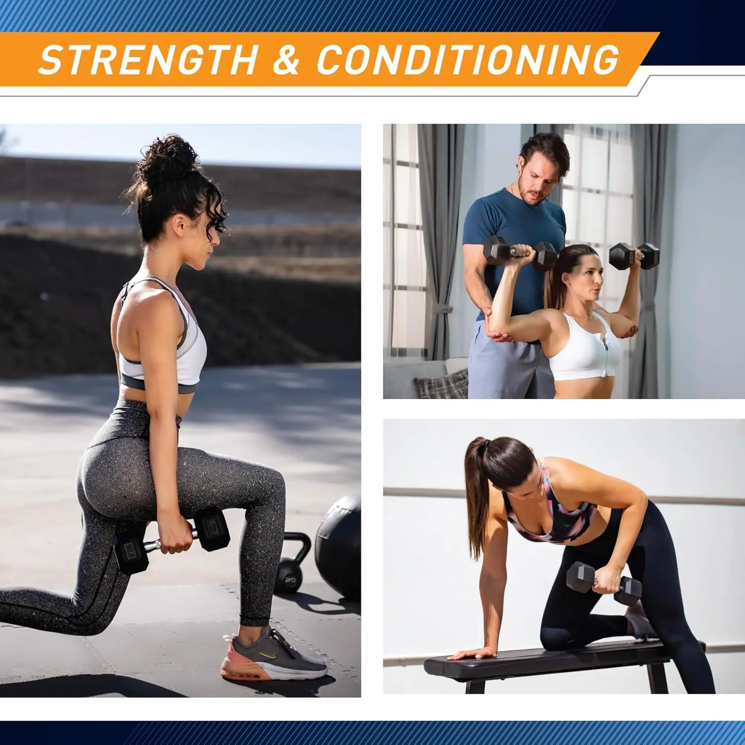 Rubber Dumbbell Pair 5