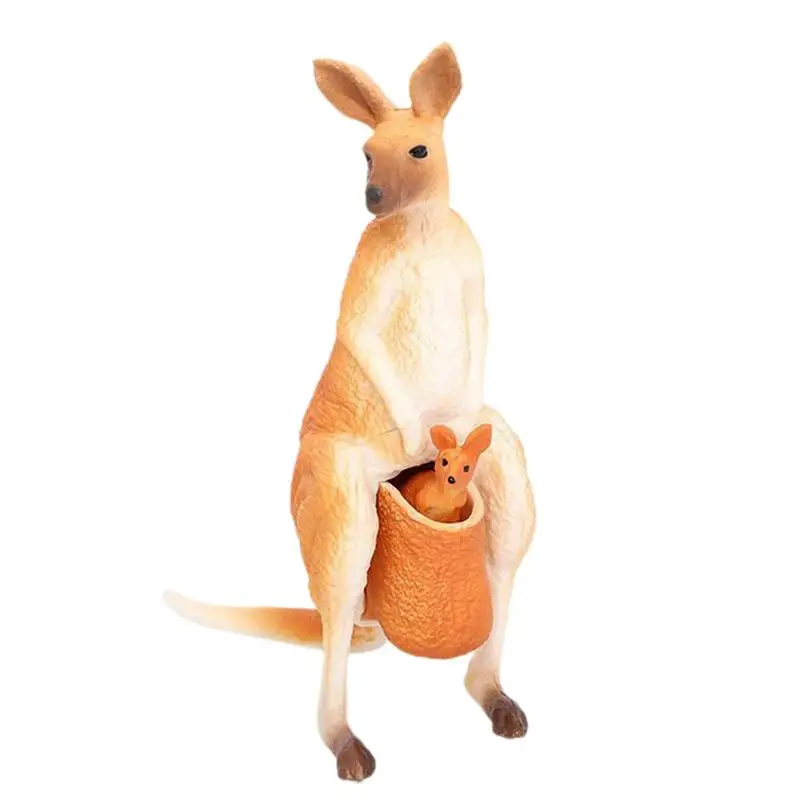 

Simulation Realistic Wild-Animal Kangaroo Action Figure Toy High-quality PVC Educational Figurine Model Toy Gift For Kids Age 3+