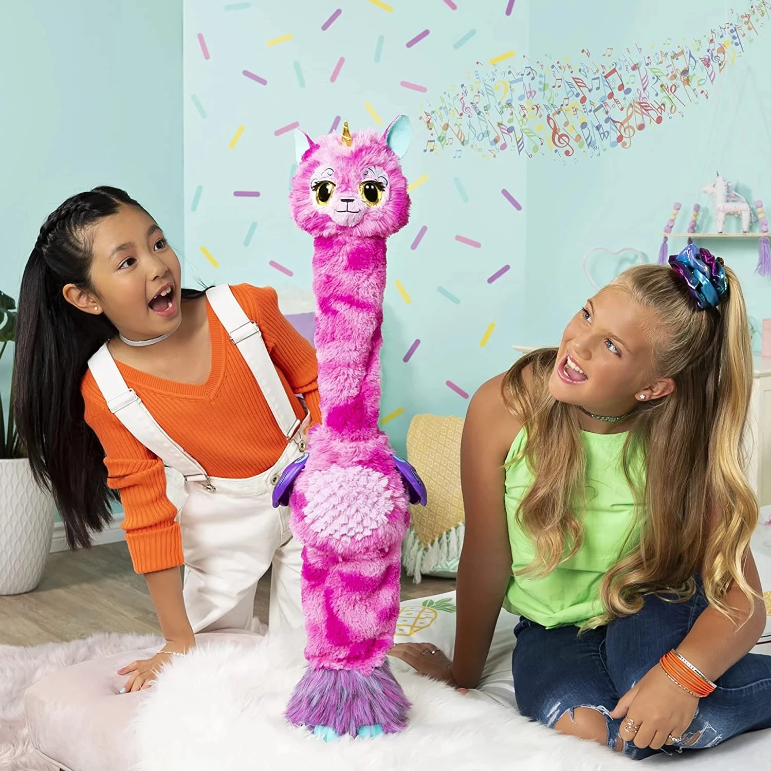 Hatchimals Wow Llalacorn 32 Tall Electronic Interactive Plush Toys For  Kids With Re-Hatchable Egg Musical Toys Pets Doll Girls