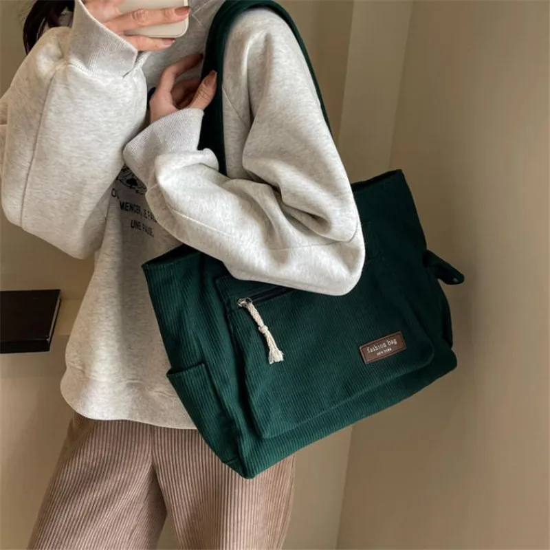 1pcs Large Capacity Stylish Handbag Shoulder Bag for Women Versatile Daily Use Handbags, Work Shopping Tote Bag with Side Pocket