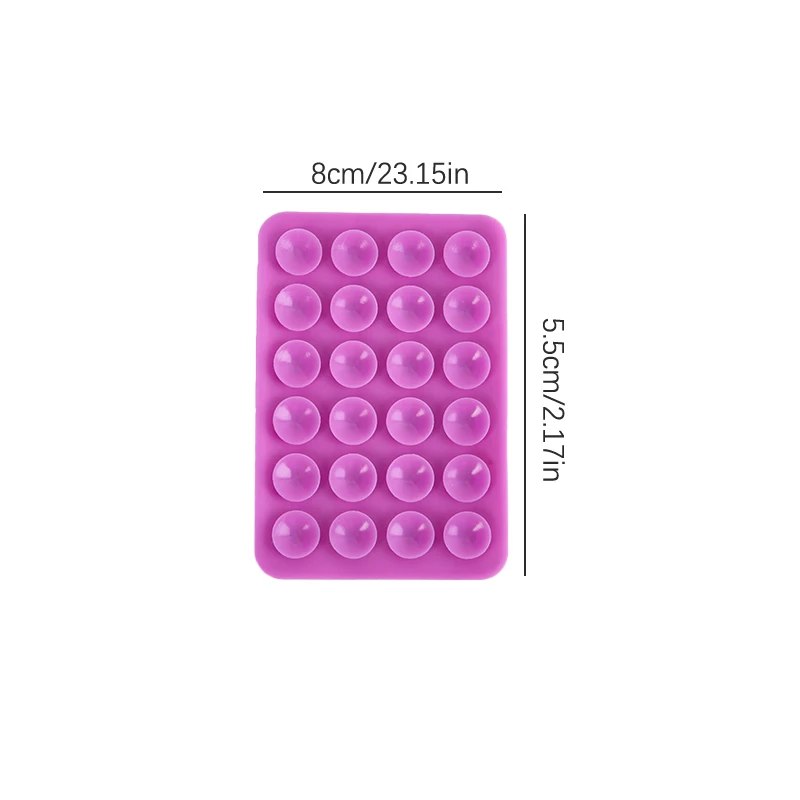 Silicone Sucção Pad para Mobile Phone Fixture, Apoiado, Adesivo, Borracha, Otário, Almofada Fixa