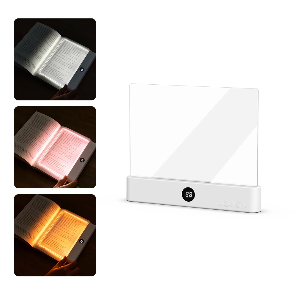 Portable LED Reading Night Light Bookmark Lamp for Bed, Car, and Travel - Brighten Your Reading Experience