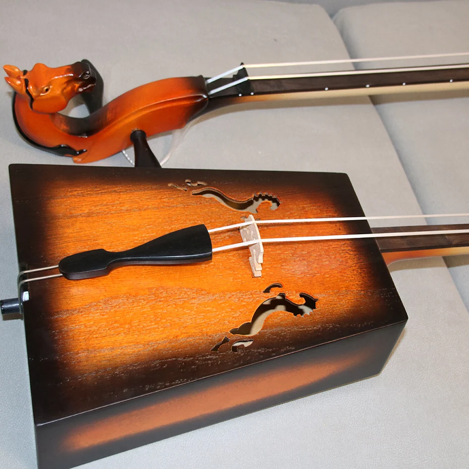 Morin Khuur matouqin professional playing Inner Mongolia bowed string instrument