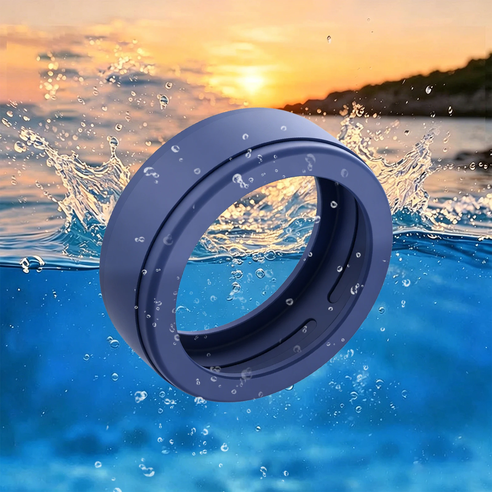 Protezione in Silicone per Anello Oura 5, Custodia Anti-Graffio per Smart Ring, Cover Protettiva per Uomini e Donne, Ideale per Allenamenti e Palestra - immagine 3