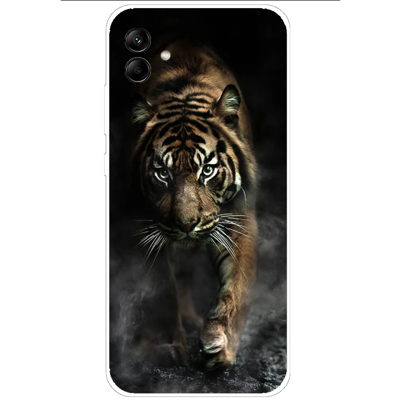 A04 Soft Cover For Samsung A04 Case Clear Printing Dog Cat TPU Silicone Funda Coques for Samsung Galaxy A04E GalaxyA04 E Slim