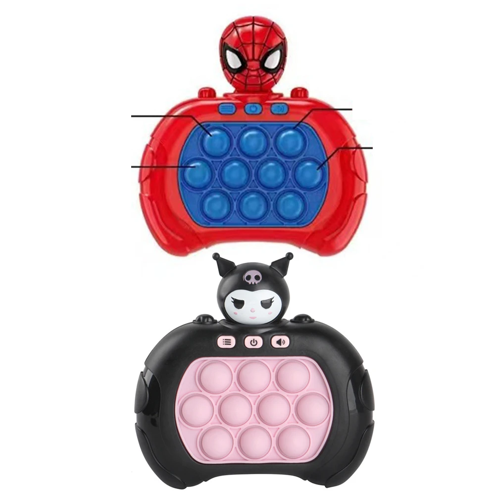Lilo & Stitch pop it game Quick push Pop up Fidget bubble Electronic AntiStress toys For adult kids gift With box