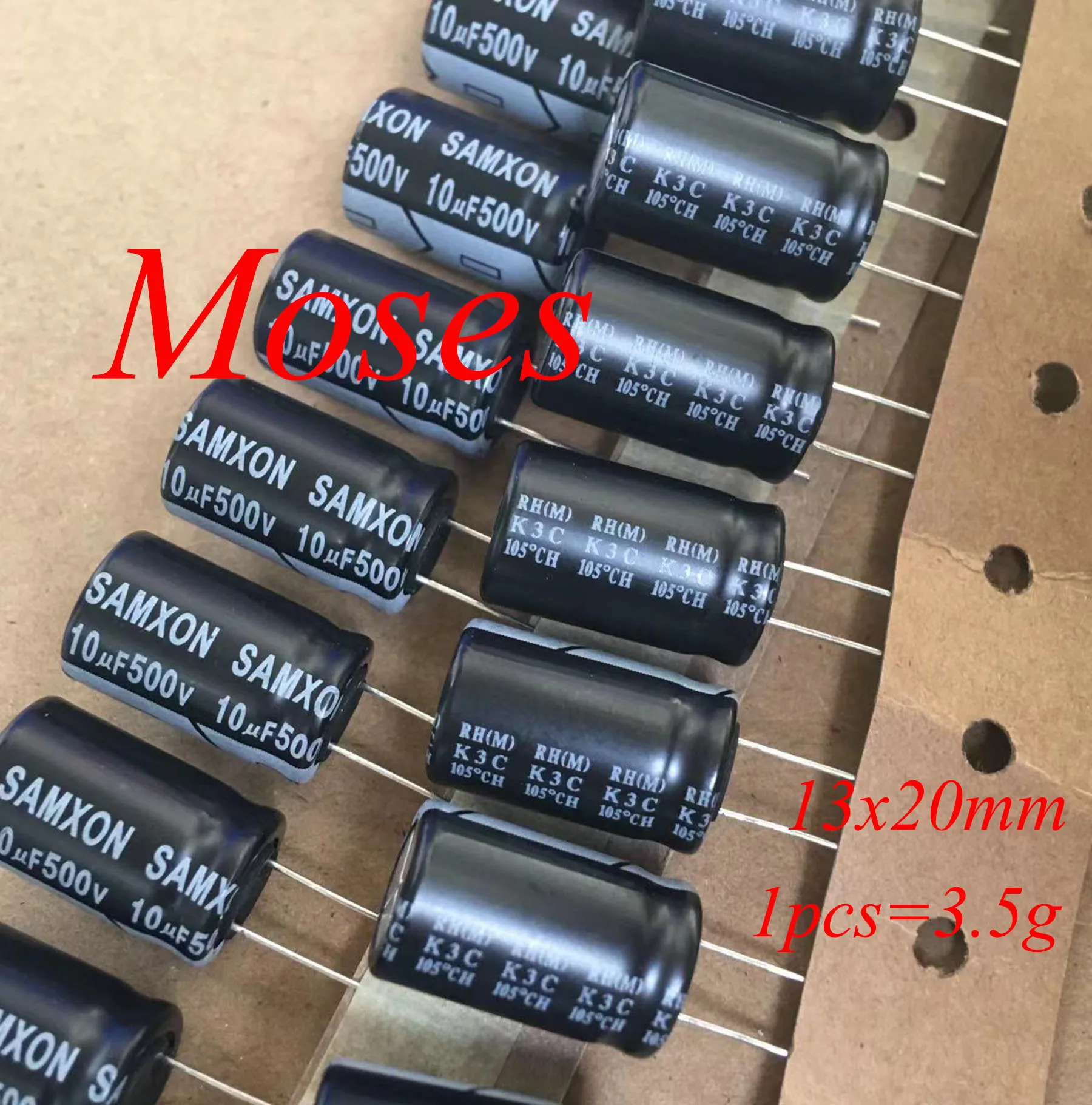 500v 10uf SAMWHA Original New Capacitors Electrolytic Capacitor Capacitance Radial 13x20mm +/- 20% 5pcs electrolytic capacitor aluminum electrolytic capacitor