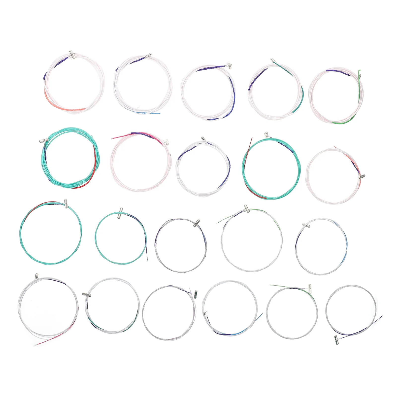 Guzheng Strings Metal Tool 21Pcs Chinese Guzheng Strings Professional Nylon String Wire Music Instruments Accessory guzheng strings