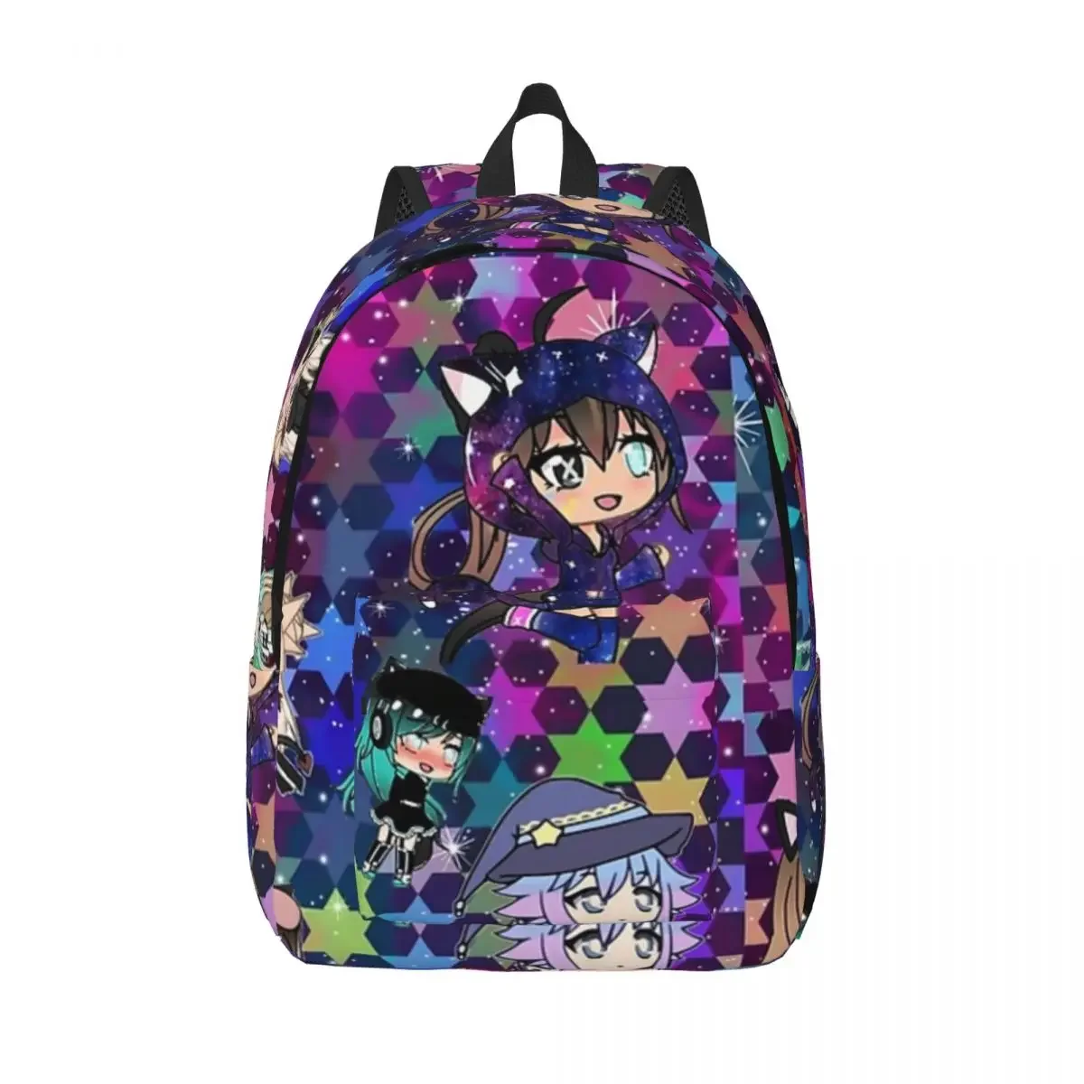 

Женский рюкзак Gacha Life с принтом звезд, повседневная портативная Дорожная сумка на плечо для книг, школьные ранцы для студентов