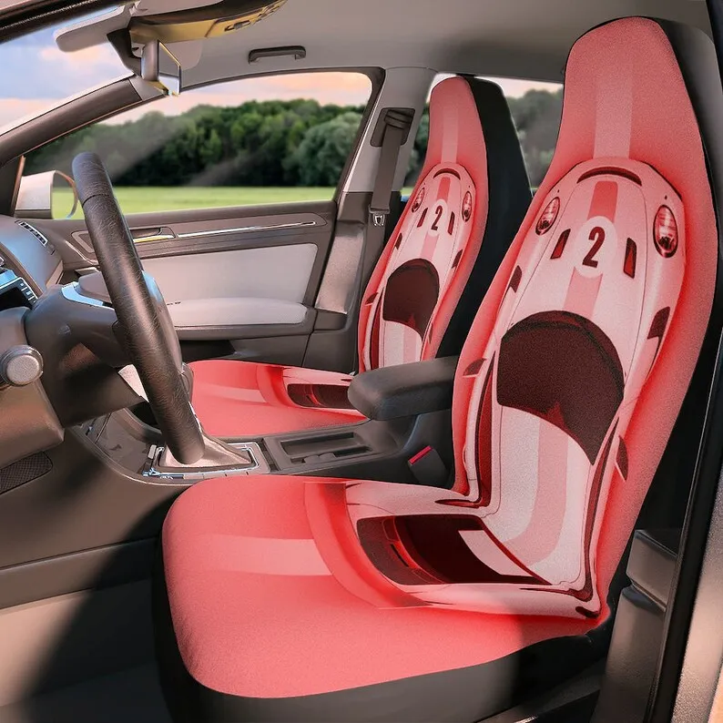 

German Sportscar inspired Car Seat Covers | Love | Gift | Garage
