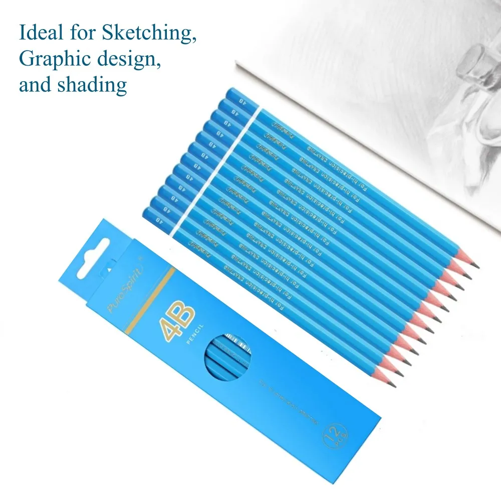 Graphite Professional Drawing Pencils Sketch Pencil 4H/2H/HB