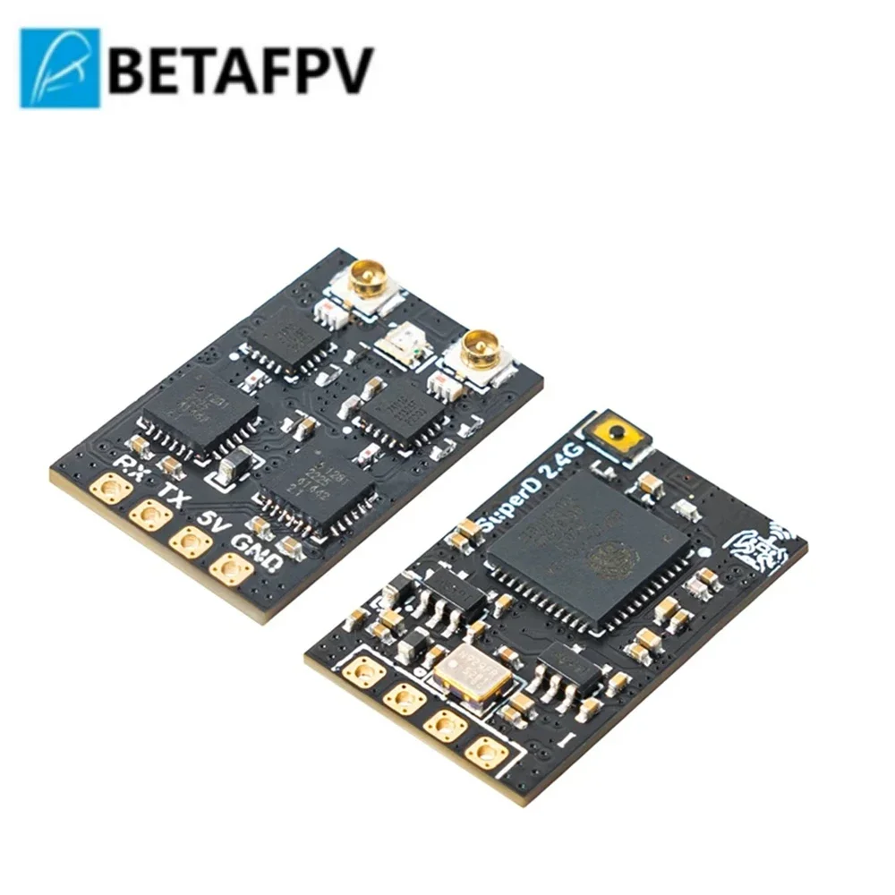 Betafpv Superd Elrs 2.4G Diversity Ricevitore Exprsslrs Rx 2T Antenne Tcxo In Per Rc Fpv Long Range/Freestyle Drone