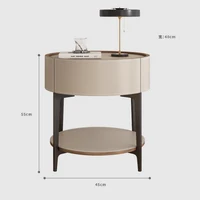 Table De chevet au Design Unique, esthétique moderne, Style italien De luxe, tiroirs De rangement, meubles De chambre à coucher 2