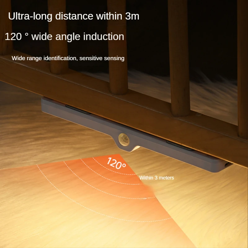 

Smart Motion Sensor LED Night Light 12LEDs 2-5M Human body induction for home Bed Kitchen Cabinet Wardrobe Wall Lamp