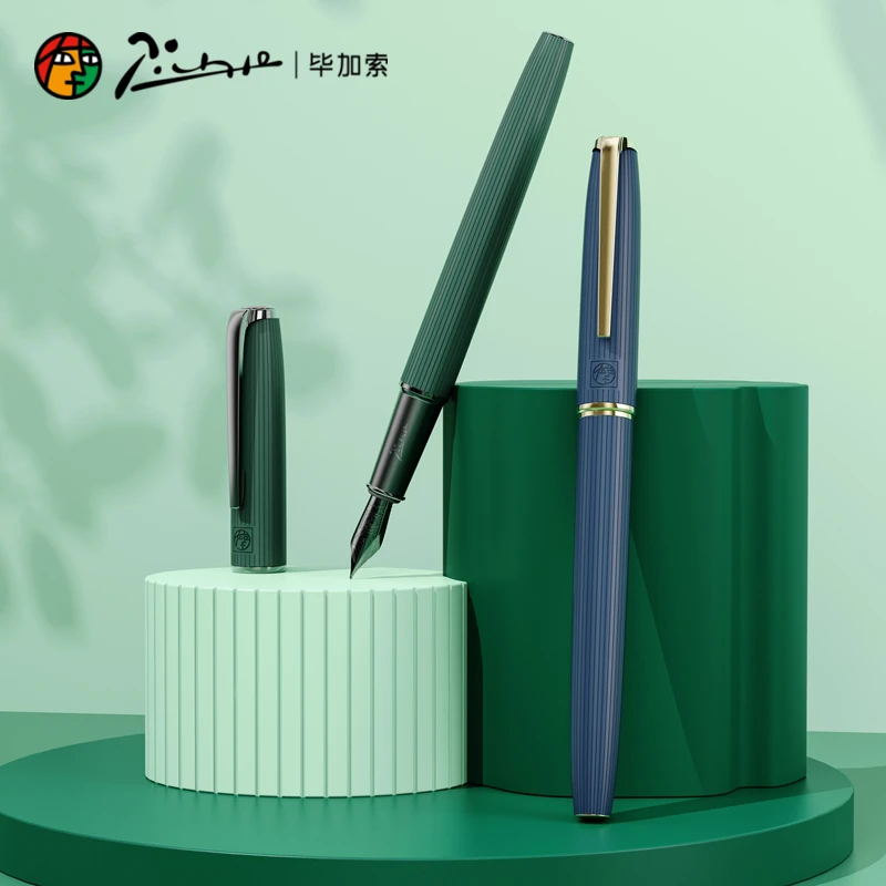 Elegant Picasso Pimio Luxury Fountain Pen - Cute Metal Design with 0.5MM EF Nib