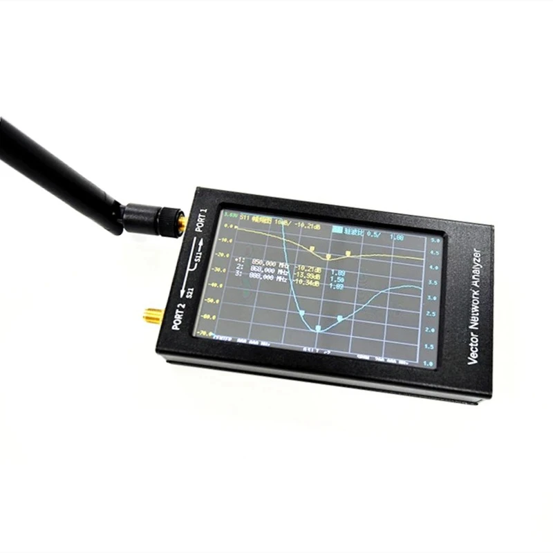 50k-3G Vector Network Analyzer NanoVNA-V2 F 4.3-inch HF VHF UHF Antenna Analyzer