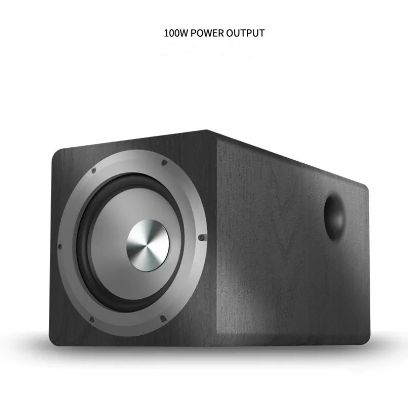 Audio Speakers Ibass 100W High Power 6.5" Passive Subwoofer with Home Amplifier and Car Stereo Speakers SW Bass Output Home Theater HIFI System