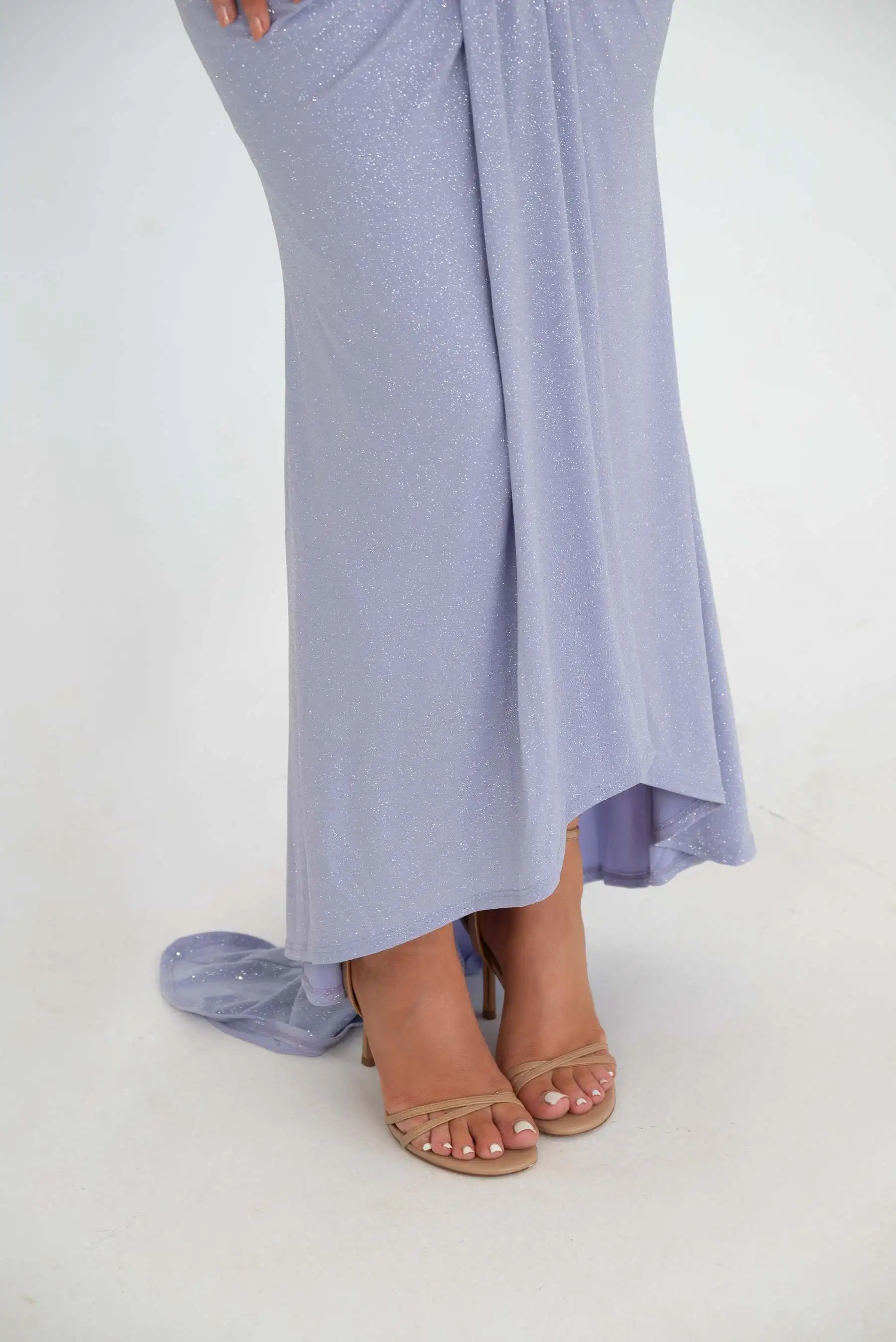 Elegant Sleeveless Elastic Tight Women Dress High Neck Bodycon Pleated Long Party Evening Dress AutumnWinter New Vestido