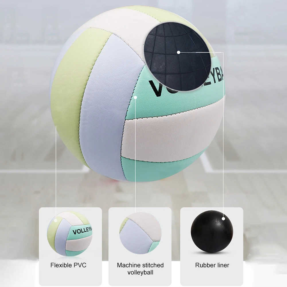 Size 5 Training Game Volleyball PVC High Bouncy Volleyball Wear-Resistant Professional Competition for Adult Children