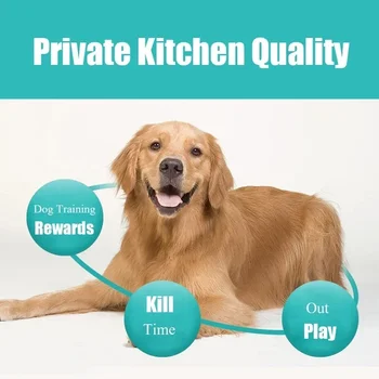 Pet Snacks Dog Beef Grains Snacks Snowflake Beef Grains with Meat Floss and Egg Yolk Snacks for Training Dogs 3