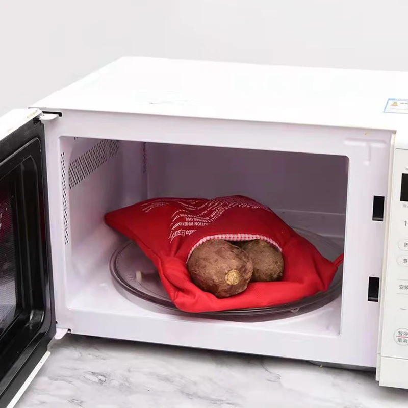 Microwave Potato Bag Roasted Sweet Potatoes Roasted Potatoes Corn Sweet Potato Bags Utensils Microwave-Friendly Potato Bags