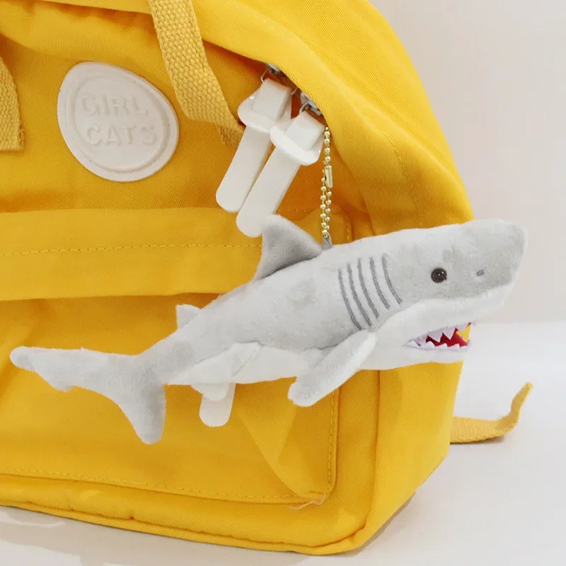 20cm Cute Plush Hammerhead Shark Toy Keychain Soft Stuffed Animal Key Chain For Birthday Gifts Doll Gift For Children 4