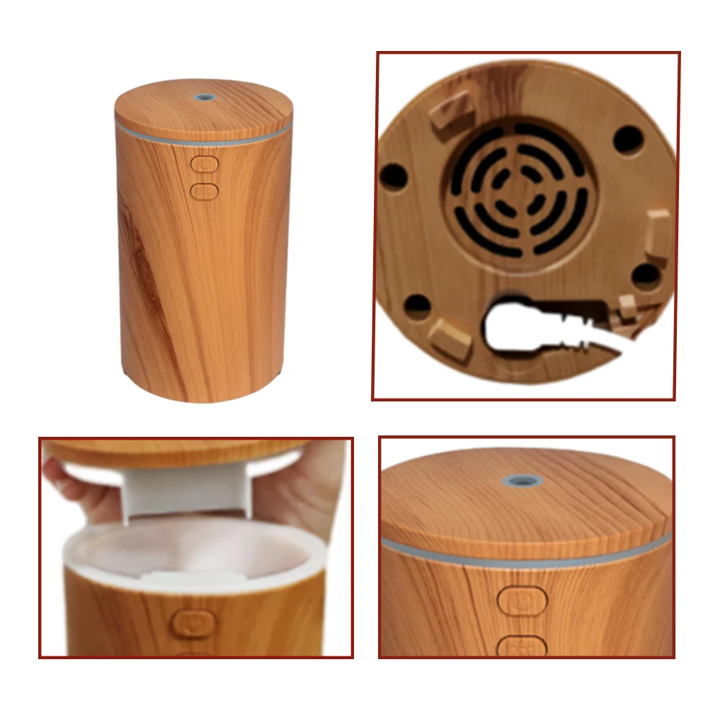 Car Aromatherapy Humidifier Material: ABS and PP 7-color LED light Usage Area: Less than 20 Cubic Yard Low noise