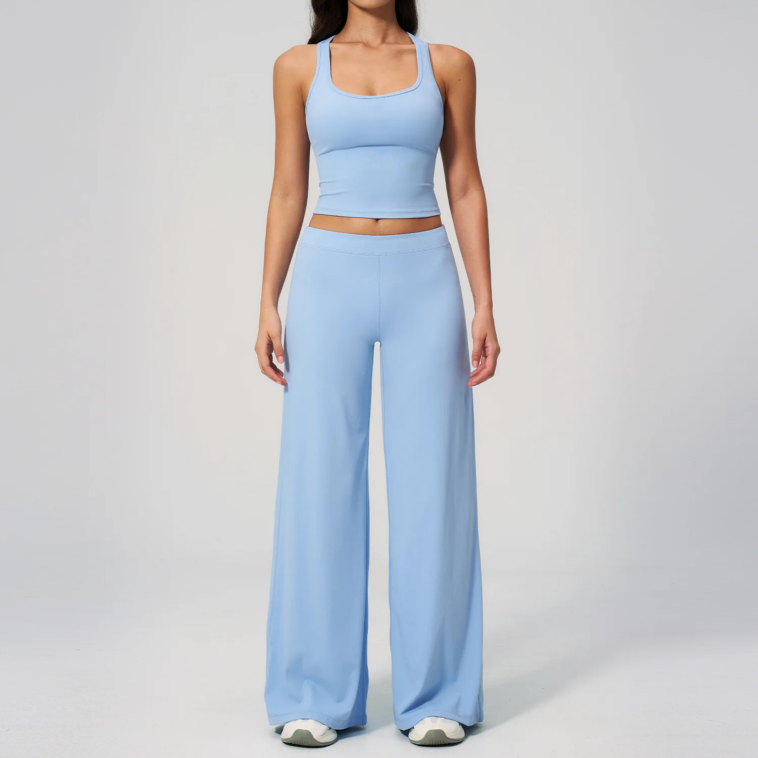 Yoga Sport Outfit For Woman Fitness Women's Two Pieces Pant Sets Suits Tracksuit Sportswear Woman Gym Yoga Workout Clothes 5