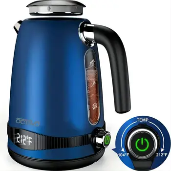 1pc 1.8QT Electric Kettle, US Plug, Temperature Control With 7 Heat Settings & LED Display, (1100W) , Kitchen and home 1
