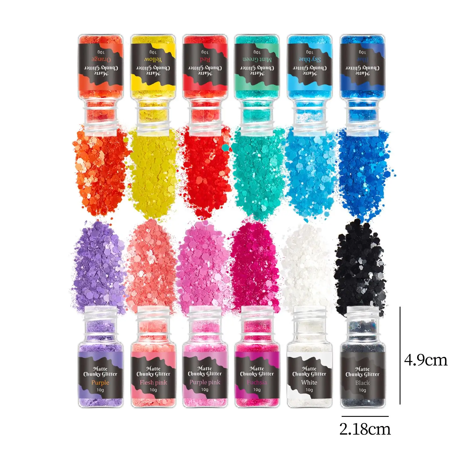 네일 아트 글리터 스팽글 불규칙 반짝이 DIY 3D 네일 아트 팁, 매력 장식, 살롱 뷰티 홀로그램 네일 아트