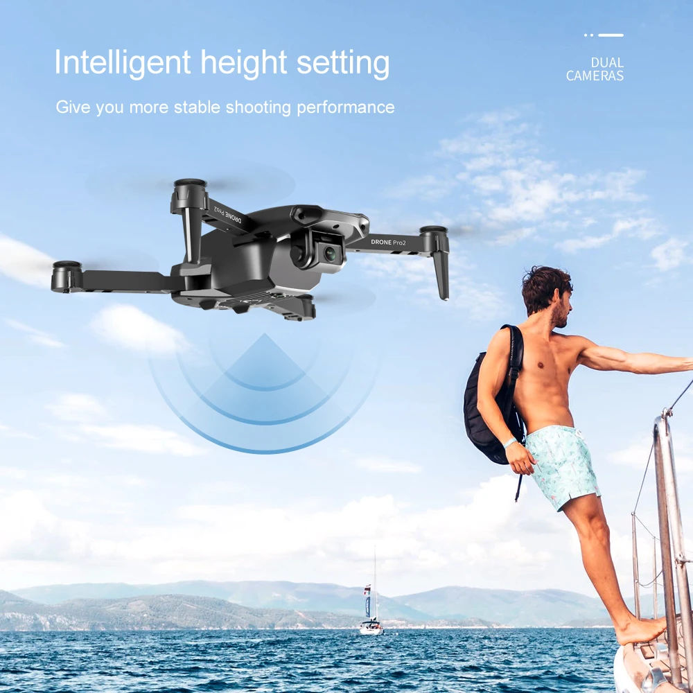 E99 Mini RC Drone With 1080P 4K Dual Camera HD Wifi Fpv Photography Foldable Quadcopter Professional Selfie Drones Toys for boys syma x5c remote control quadcopter