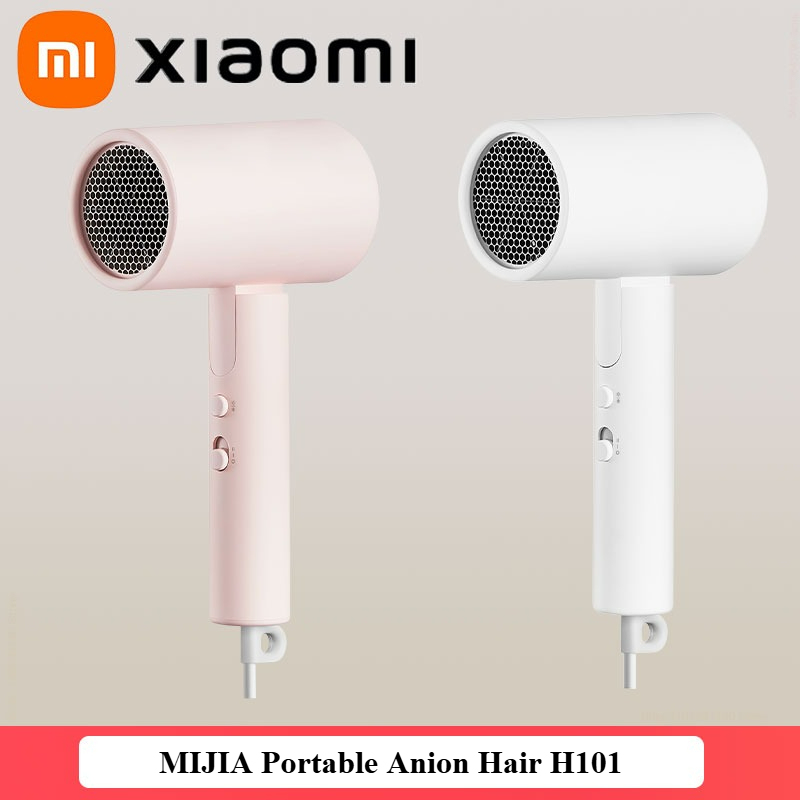 XIAOMI MIJIA Portable Anion Hair Dryer H101 1600W Quick Dry Professinal Travel Foldable 50 Million Negative Ions Hair Care