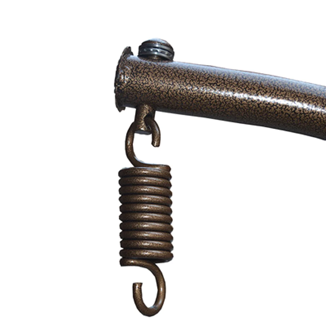 Hammock Chair Ultimate Hanging Kit - Egg Hammock Chair Spring Pin Plug Hardware- 500LB For Hanging Basket Chairs Hammock And Porch Swings Brown
