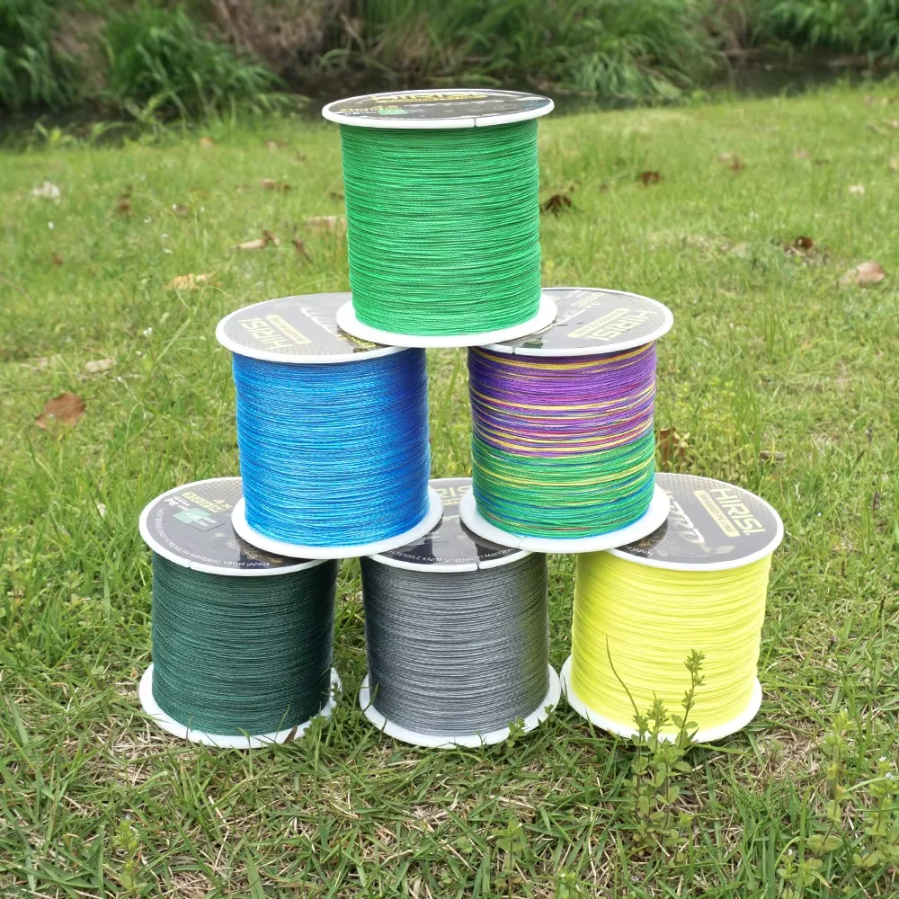 Fishing Line Hirisi Carp 300M Braided PE Line 4 Strands 15-50LB Multifilament Fishing Smooth Accessories