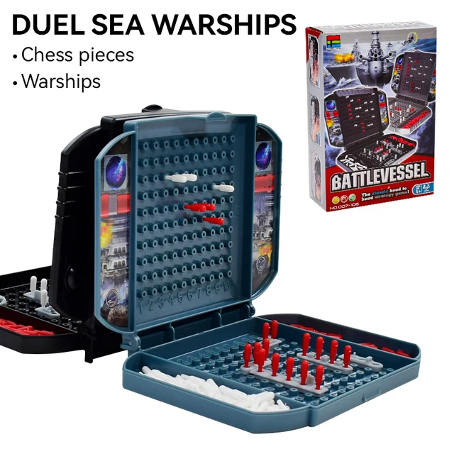 Children Interesting Warship Sea Ship Board Games Toys Two Player Battleship The Classic Naval Combat Strategy Table Game for Ki 1