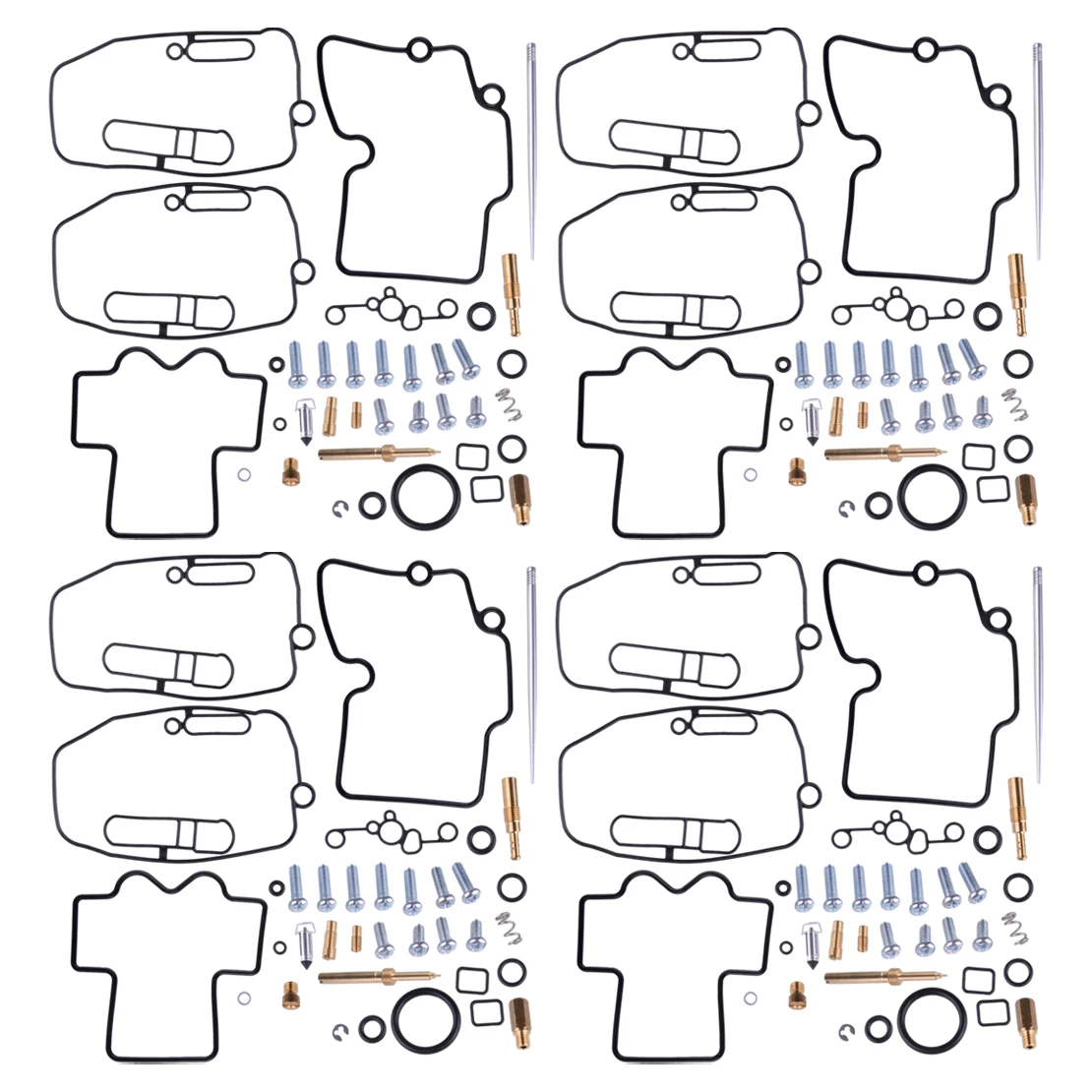 

4 Sets Motorcycle Carburetor Repair Carb Rebuild Kit Fit for Honda TRX450ER TRX450R 2006 2007 2008 2009