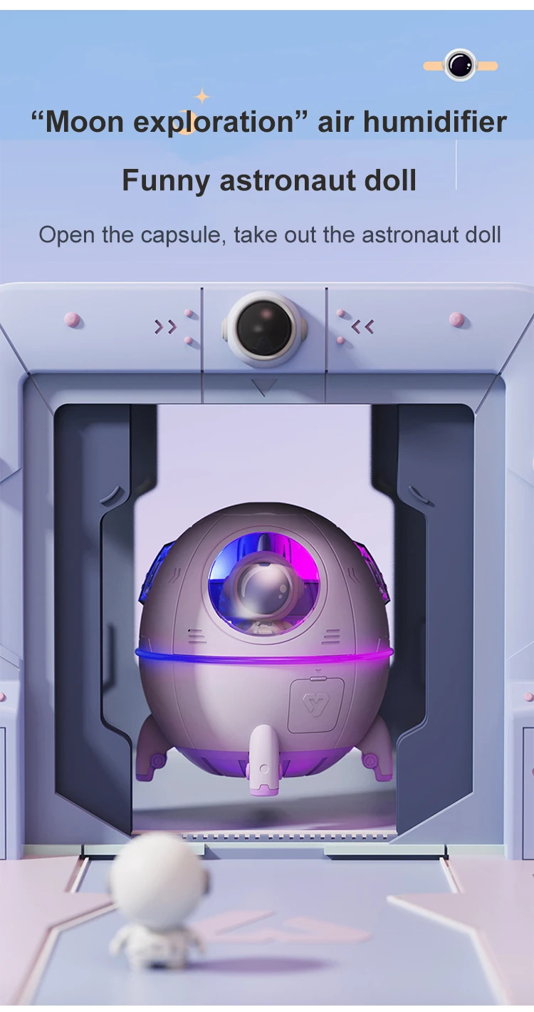 Rose Humidificateur'air, Capsule spatiale, Spray hydratant