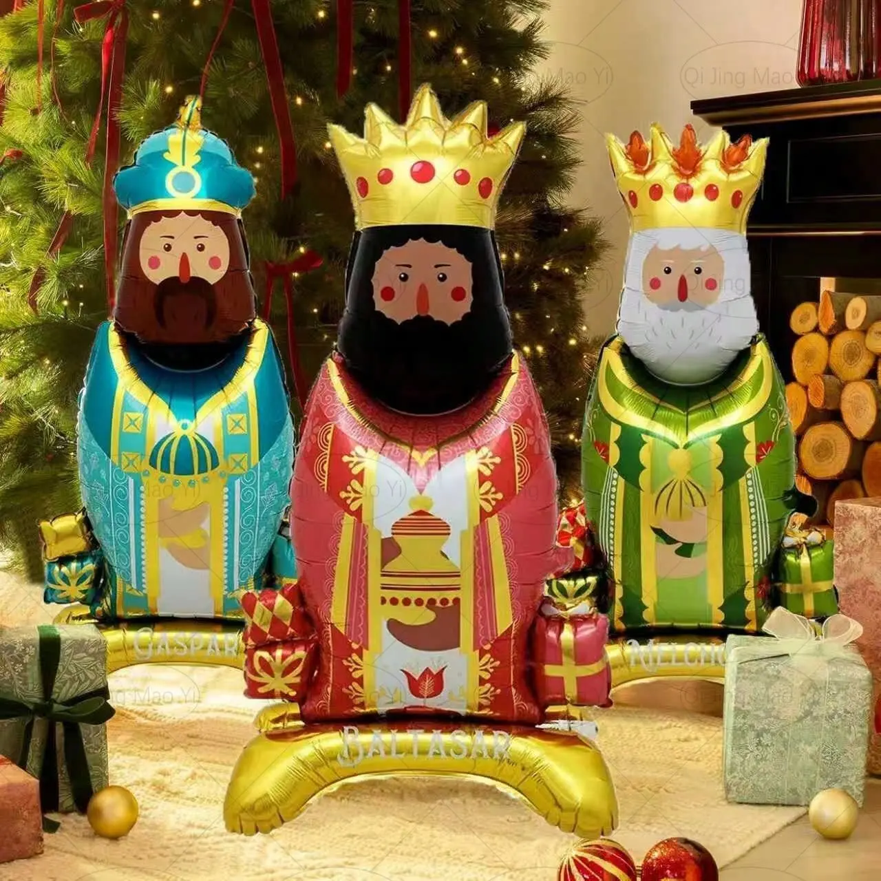 3 stücke Drei Könige Tag Luftballons Cartoon König Folie Ball Für Geburtstag Party Weihnachten Baby Dusche Dekoration Kinder Spielzeug Luft globos