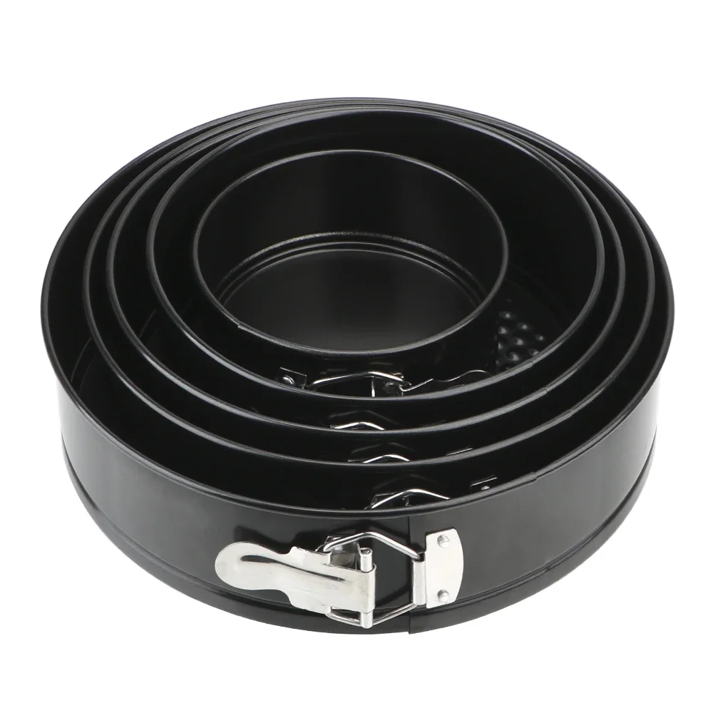 Removable Bottom Non-Stick Metal Bake Mould Round Cake Pan Bakeware  Carbon Steel Cakes Molds Kitchen Accessories - 6