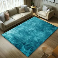 Modern Simple Style Pure Green Carpet Bedroom Bedside Home Decoration Area Custom Rugs Non-slip Washable Bathroom Floor Mats 1