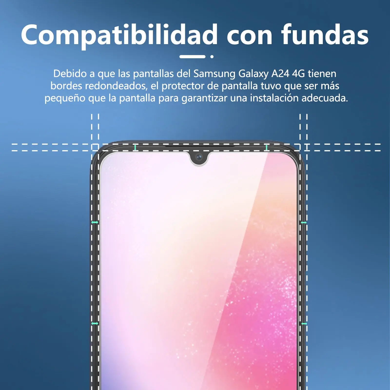 Premium Tempered Glass Screen Protector - 9H Hardness, HD Clarity, Anti-Scratch and Case Friendly